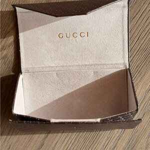 Gucci Brown and Cream Jewelry Box